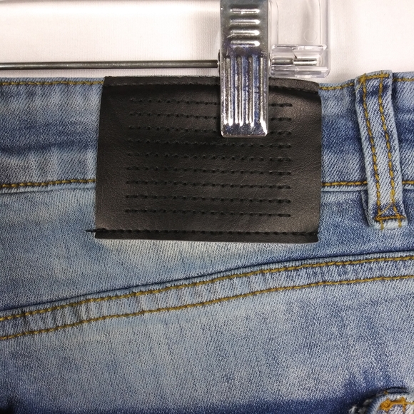 Serenede Jeans Men's Size 40 x 32 Distressed Stretch Blue Denim Tapered - Picture 10 of 10